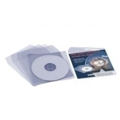 Funda Cd/Dvd Iberplas Pvc 130X130 Solapa (100µ) Paquete De 100