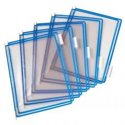 Funda Clasif.Tarifold Sobremesa A4 Azul