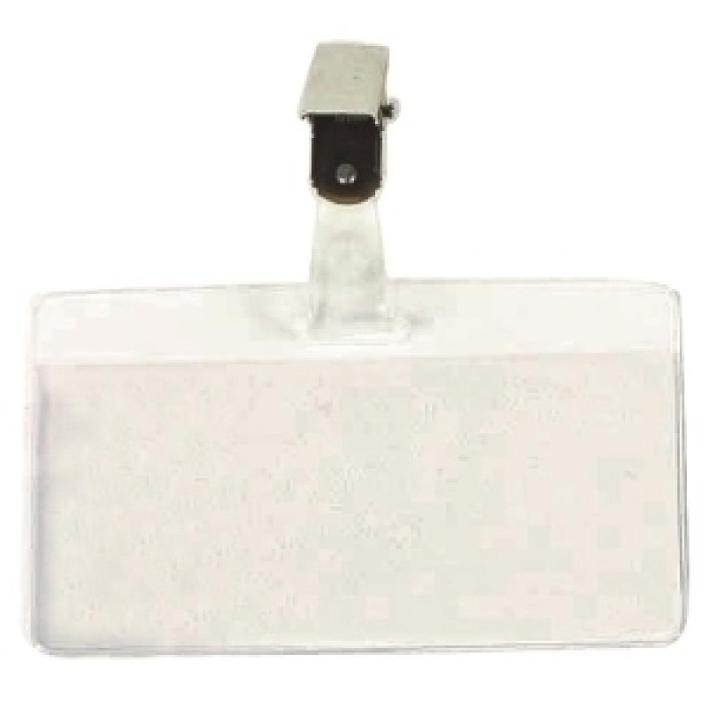 funda-distintivo-iberplas-transparente-apaisada-c-pinza-53x100mm-paquete-de-100