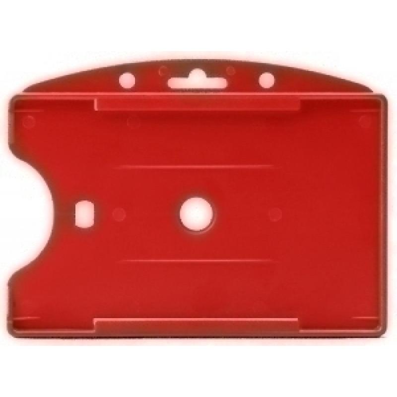 funda-distintivo-tarifold-pp-apertura-frontal-60x89mm-rojo-paquete-de-10