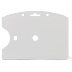 Funda Distintivo Tarifold Pp Apertura Frontal 60X89Mm Transparente Paquete De 10