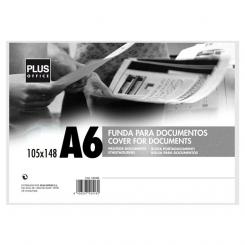 Funda Documentos Plus A6 Rigida Transparente