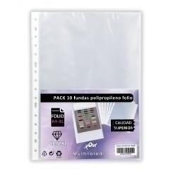 Funda Multitaladro Olef Pp  90µ Cristal Liso Fº 16 Tal.Rfzo. Pack De 10