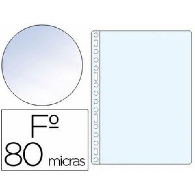 funda-multitaladro-q-connect-din-a4-80-mc-cristal-caja-de-1400-unidades