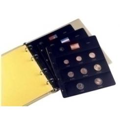 Funda Para Album De Monedas Pardo Tipo Claraboya Euros  8 Aloj.