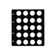 Funda Para Album De Monedas Pardo Tipo Claraboya Ø 26Mm 20 Aloj.