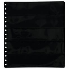 Funda Para Album De Sellos Pardo Lam.C.Negra 5 Aloj.Lado