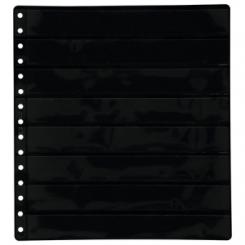 Funda Para Album De Sellos Pardo Lam.C.Negra 8 Aloj.Lado