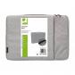Funda para portatil Q-CONNECT 15,6\ con asa 1 bolsillo exterior con cremallera color gris 350x250x25 mm