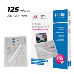 Funda Plastificar Plus A5 216X154 125M 100U