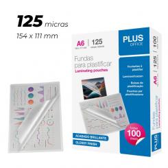 Funda Plastificar Plus A6 154X111 125M 100U