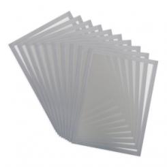 Funda Porta Carteles Tarifold Magneto Pro A4 Vertical/Horizontal Gris Plata Bolsa De 10