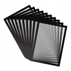 Funda Porta Carteles Tarifold Magneto Pro A4 Vertical/Horizontal Negro Bolsa De 10