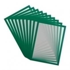 Funda Porta Carteles Tarifold Magneto Pro A4 Vertical/Horizontal Verde Bolsa De 10