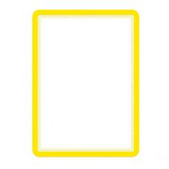 Funda Porta Carteles Tarifold Magneto Solo A4 Vertical/Horizontal Amarillo Pack De 2