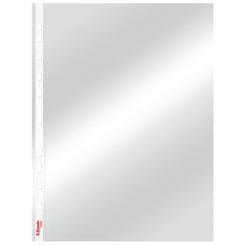 ESSELTE Funda portadocumentos (Bolsa 100) PP Cristal con refuerzo. Multitaladro. Copysafe. Calidad económica. DIN A4. 11 taladros