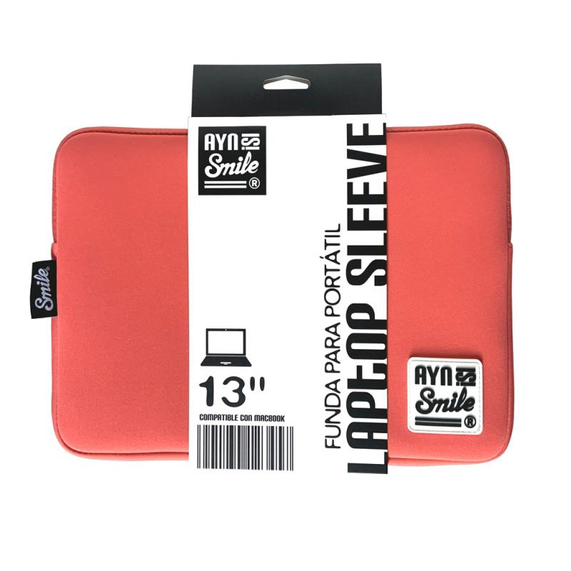 funda-sleeve-para-portatil-hasta-133-pulgadas-living-coral-de-neopreno-color-rosa-coral