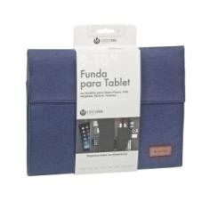 Funda Tablet Carchivo Venture 10,1  Universal Con Solapa Azul