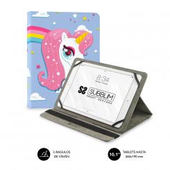 SUBBLIM Funda Tablet Universal TRENDY CASE UNICORN 10.1