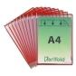 funda-tarifold-con-pivotes-a4-con-marco-rojo-paquete-de-10