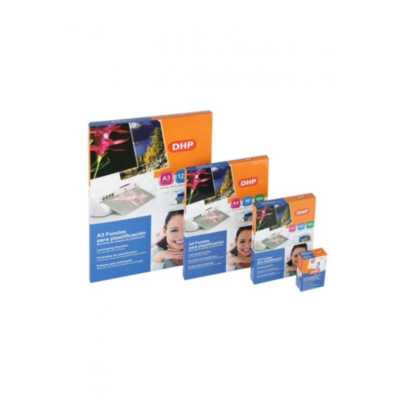 Fundas de plastificar A2 brillo 426 X 600 DHP 125 micras, paquete 100 uds.