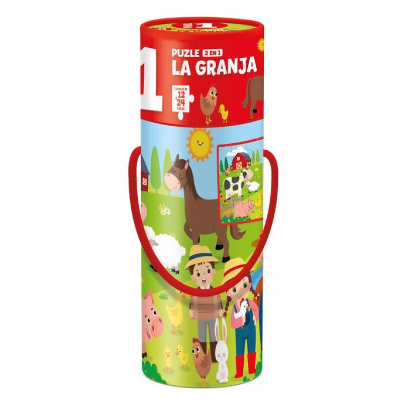 FUNTASTIC IMAGILAND puzzle de 12 y 24 piezas LA GRANJA