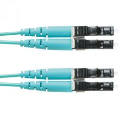 Panduit FZ2ELLNLNSNM001 cable de fibra optica 1 m LC OM4 Color aguamarina