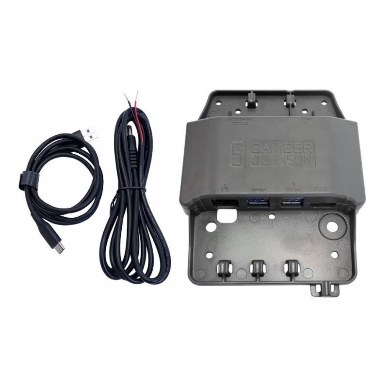 gamber-johnson-7160-1393-02-hub-de-interfaz-5000-mbit-s-negro