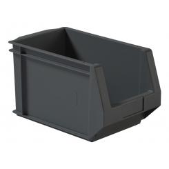 Gaveta PP abertura frontal 190x120x110h mm Gris oscuro