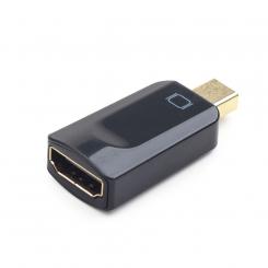 Gembird A-MDPM-HDMIF-01 cambiador de género para cable Mini Display Port HDMI Negro