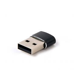 Gembird A-USB2-AMCF-02 cambiador de género para cable USB A USB C Negro