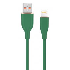 Gembird CC-USB2S-AM8PM-1.5M-G cable de conector Lightning 1,5 m Verde