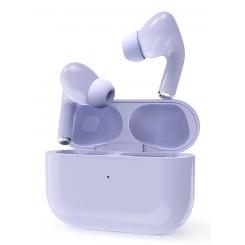 Gembird GMB Audio TWS-03-V auricular y casco Auriculares True Wireless Stereo (TWS) Dentro de oído Llamadas/Música USB Tipo C Bluetooth Violeta