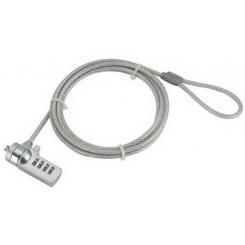 Gembird LK-CL-01 cable antirrobo Plata