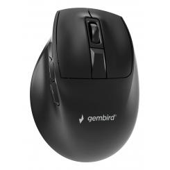 Gembird MUSW3-9B-01 ratón Oficina Mano derecha RF Wireless + Bluetooth + USB Type-A Óptico 2400 DPI