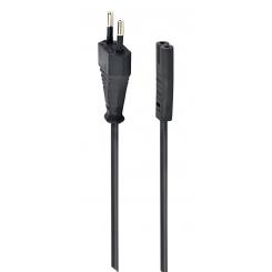 Gembird PC-184/2 cable de transmisión Negro 1,8 m Enchufe tipo C C8 acoplador