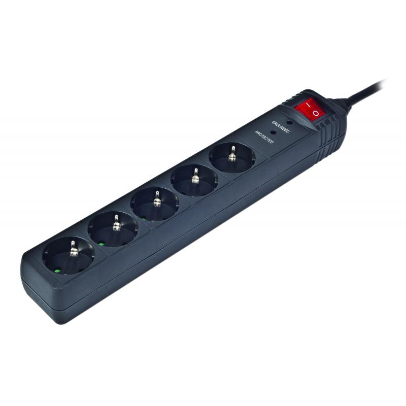 gembird-spg5-c-10-limitador-de-tension-negro-5-salidas-ac-250-v-3-m
