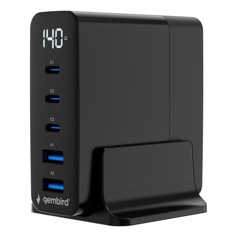 gembird-ta-uc-2a3c-pd140-01-bk-cargador-de-dispositivo-movil-smartphone-tableta-portatil-negro-corriente-alterna-carga-rapida-interior