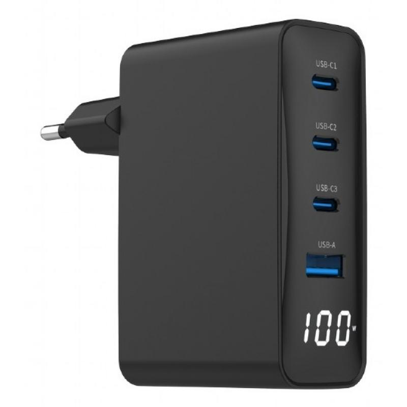 gembird-ta-uc-pdqc100lcd-01-bk-cargador-de-dispositivo-movil-portatil-smartphone-negro-corriente-alterna-carga-rapida-interior