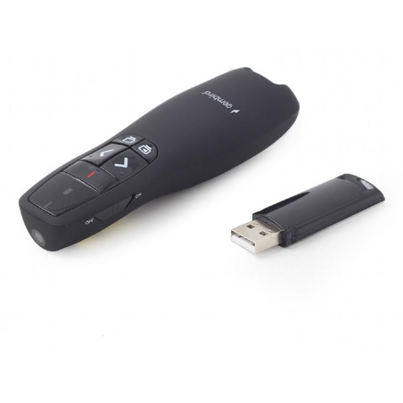 gembird-wp-l-12-mando-a-distancia-ir-inalambrico-pantalla-de-proyeccion-botones