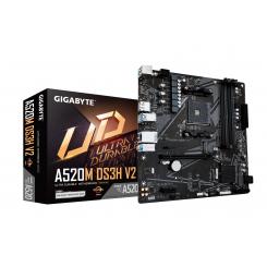 Gigabyte A520M DS3H V2 placa base Zócalo AM4 micro ATX