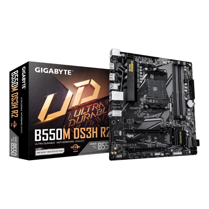 gigabyte-b550m-ds3h-r2-placa-base-procesadores-amd-ryzen-5000-vrm-de-53-fases-hasta-4733-mhz-ddr4-oc-1x-m2-pcie-40-1x-m2-pcie-30-lan-1-gbe-usb-32-gen-1