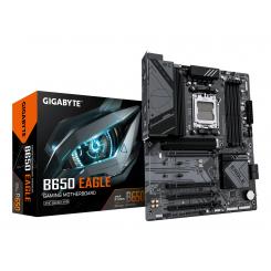 GIGABYTE B650 EAGLE Placa base - AMD Ryzen serie 9000, VRM de 12+2+2 fases, hasta 7600 MHz DDR5 (OC), 1xPCIe 5.0 + 2xPCIe 4.0 M.2, LAN GbE, USB 3.2 Gen 2