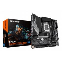 GIGABYTE B760M GAMING X DDR4 GEN5 Placa Base  Compatible con procesadores Intel Core 14ª generación, VRM de 8+1+1 fases, hasta 3200 MHz DDR4, 2 x M.2 PCIe 4.0, LAN 2.5 GbE, USB 3.2 Gen 1