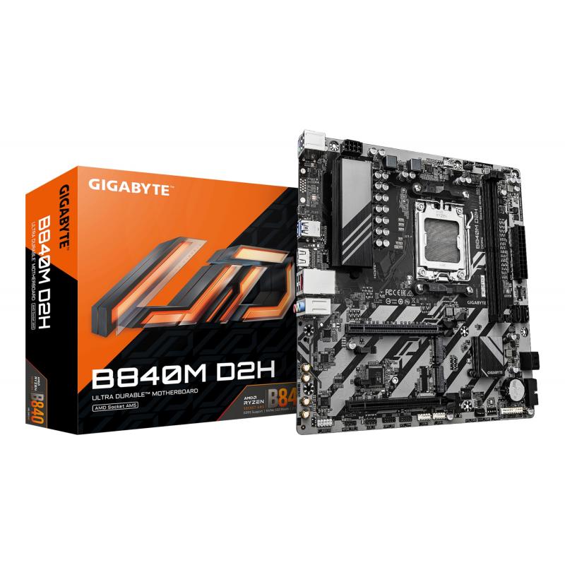 gigabyte-b840m-d2h-placa-base-procesadores-amd-ryzen-9000-vrm-de-522-fases-hasta-7600-mhz-ddr5-1xpcie-40-1xpcie-30-m2-lan-25gbe-usb-32-gen-1