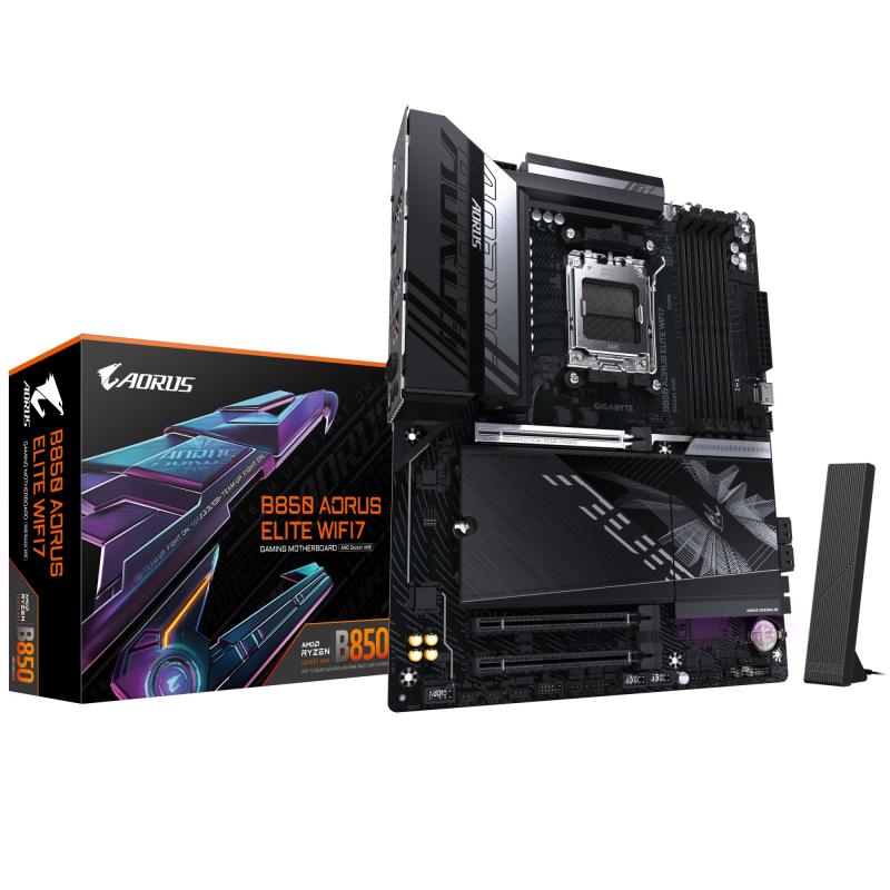 gigabyte-b850-aorus-elite-wifi7-placa-base-procesadores-amd-ryzen-serie-9000-vrm-digital-de-1422-fases-hasta-8200mhz-ddr5-oc-1xpcie-50-2xpcie-40-m2-lan-25-wifi-7-usb-32-gen-2x2