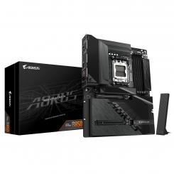 GIGABYTE B850 AORUS STEALTH Placa Base  CPUs AMD Ryzen Serie 9000, VRM digital de 14+2+2 fases, hasta 8200 MHz DDR5 (O.C.), 2× M.2 PCIe 5.0 + 2× M.2 PCIe 4.0, Wi-Fi 7, LAN 5 GbE, USB 3.2 Gen 2
