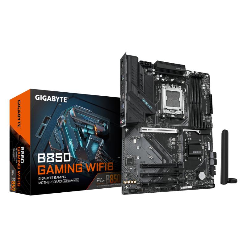 gigabyte-b850-gaming-wifi6-placa-base-procesadores-amd-ryzen-serie-9000-vrm-digital-de-622-fases-hasta-8200mhz-ddr5-oc-1xpcie-50-2xpcie-40-m2-lan-gbe-wifi-6-usb-32-gen-2