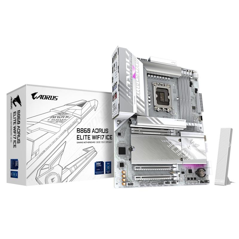 gigabyte-b860-aorus-elite-wifi7-ice-placa-base-cpus-intel-core-ultra-vrm-de-14121-fases-hasta-9200mhz-ddr5-1xpcie-50-2xpcie-40-m2-lan-25-gbe-wifi-7-usb-4