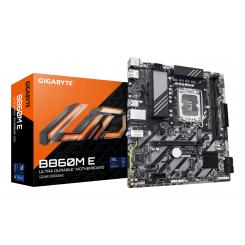 GIGABYTE B860M E Placa Base - Procesadores Intel Core Ultra Series, VRM de 4+1+2 fases, hasta 8800MHz DDR5 (O.C), 2xPCIe 4.0 M.2, LAN 1GbE, USB 3.2 Gen 1